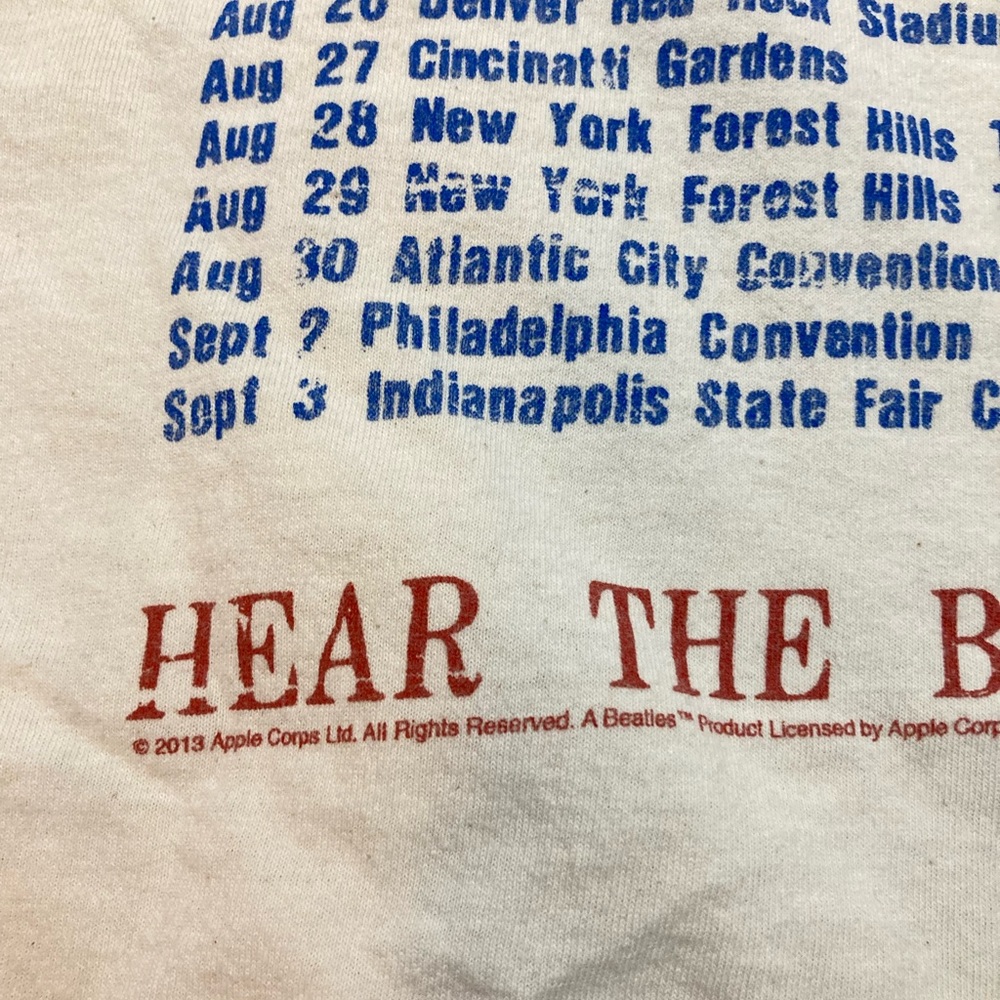 The Beatles American Tour 1963 T-shirt, Men’s size medium - Picture 6 of 7